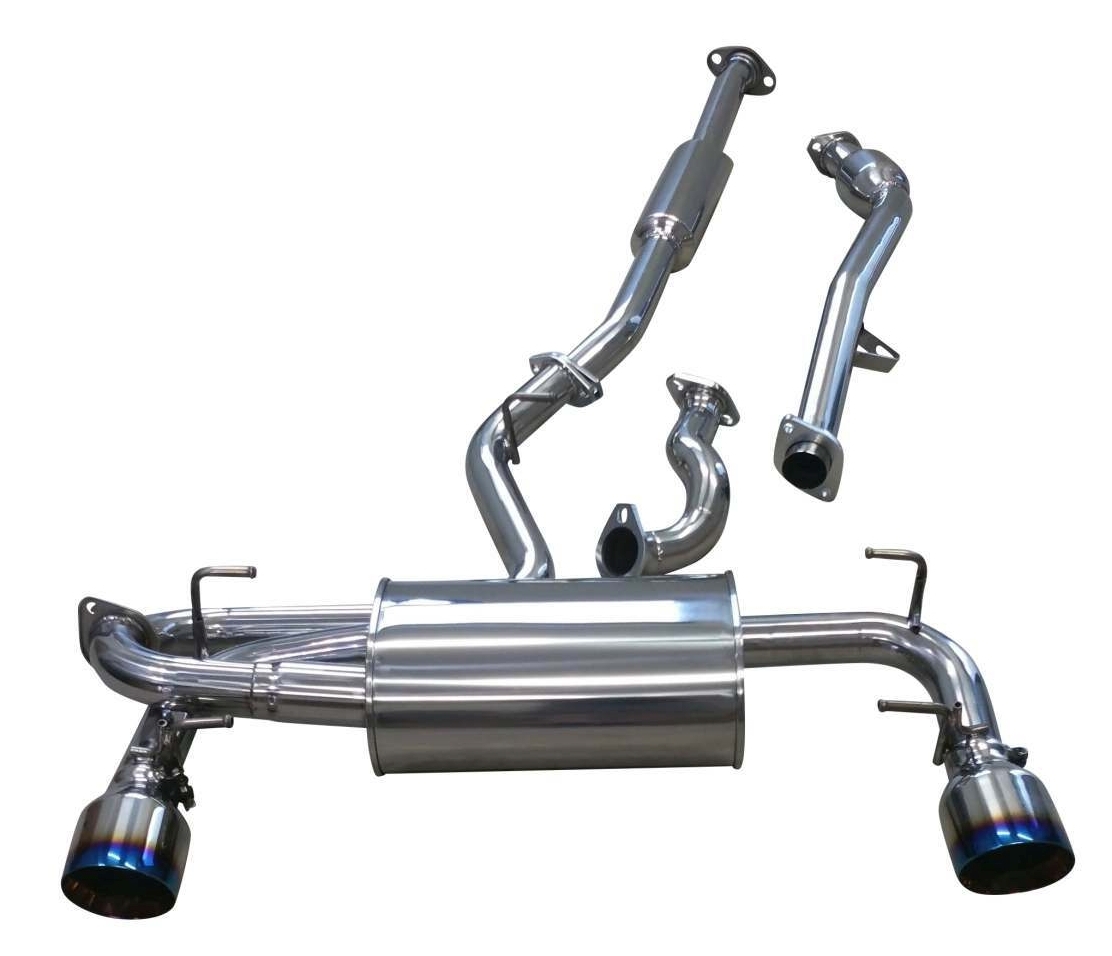 Over Pipe & Front Pipe exhaust with Anti Drone Resonator suitable for  SUBARU BRZ - Ultimate Series