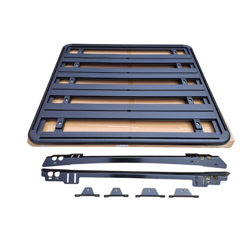 ALUMINIUM FLAT ROOF RACK FOR FORD RANGER PY 2023+ DUAL CAB