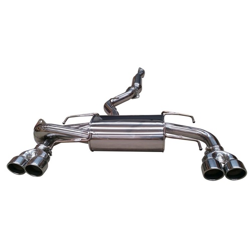 ULTIMATE SERIES CAT BACK EXHAUST WRX MY11-14/ STI MY08-14 HATCH CHROME TIPS